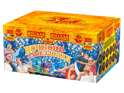 Ночной звездопад Комбинированный Фейерверк купить в Бородино | borodino.salutsklad.ru