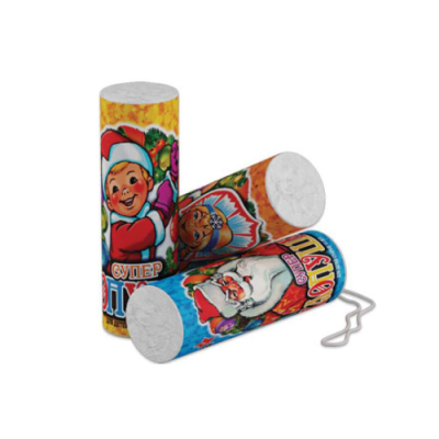 Супер с серпантином Хлопушки купить в Бородино | borodino.salutsklad.ru